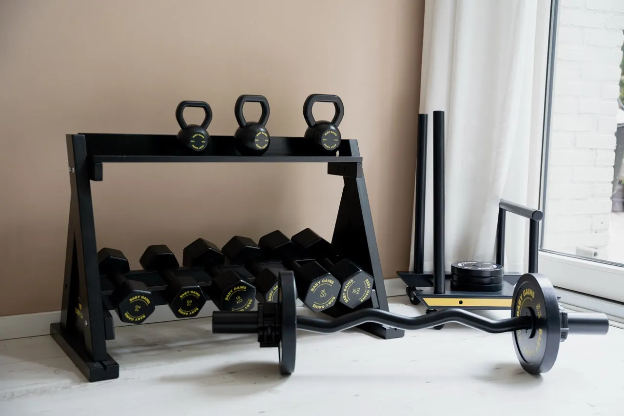 Baby Gains wooden gym toy bundle